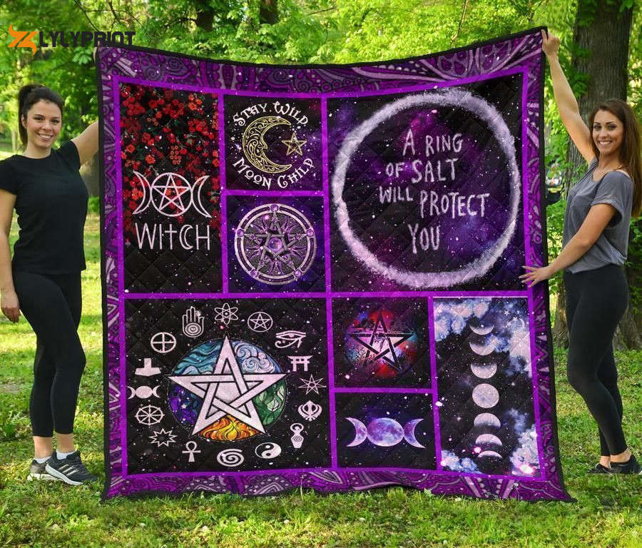 Wiccan A Ring Of Salt Awesome 3D Customized Quilt Wiccan A Ring Of Salt Awesome 3D Customized Quilt
