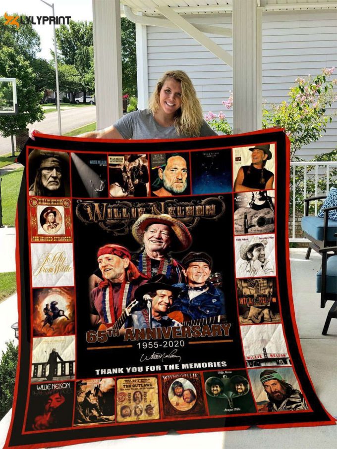 Willie Nelson Quilt Blanket For Fans Home Decor Gift