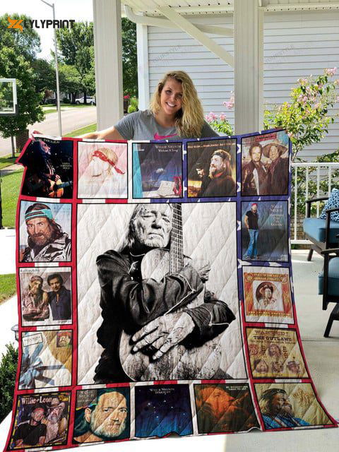 Willie Nelson Quilt Blanket For Fans Home Decor Gift Willie Nelson Quilt Blanket For Fans Home Decor Gift