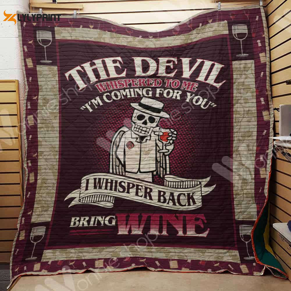 Wine 3D Customized Quilt Blanket For Fans Home Decor Gift Wine 3D Customized Quilt Blanket For Fans Home Decor Gift