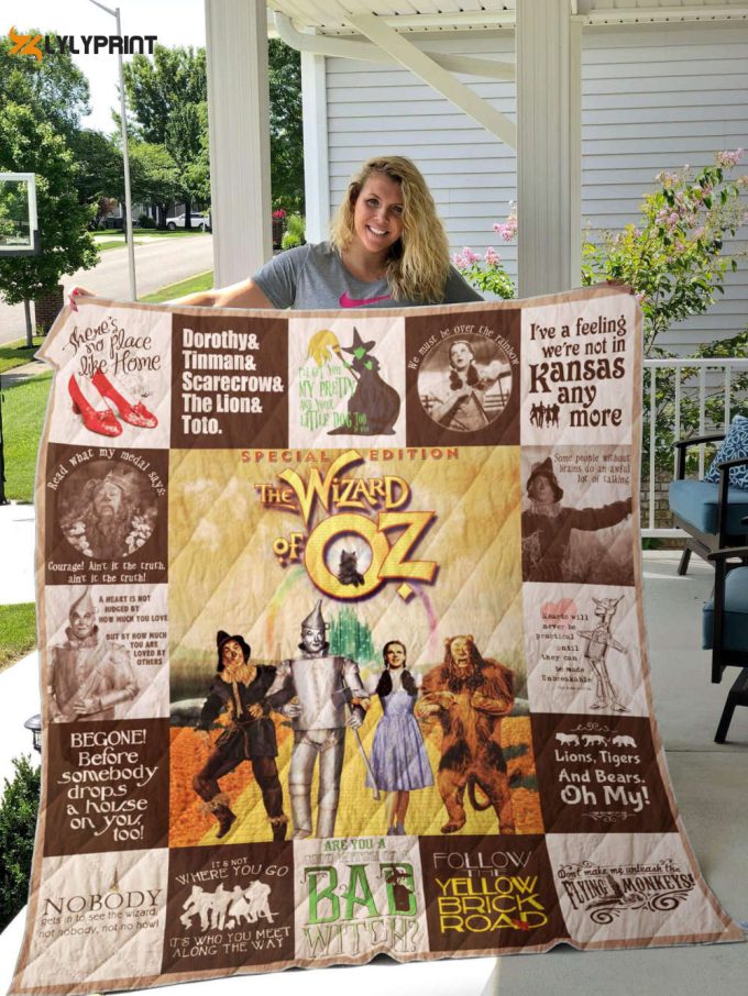 Wizard Of OZ 2 Quilt Blanket For Fans Home Decor Gift