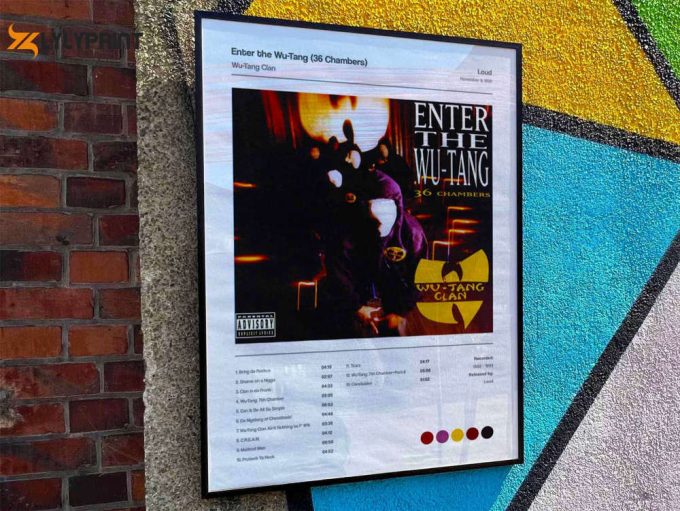 Wu-Tang Clan “Enter The Wu-Tang” Album Cover Poster #5