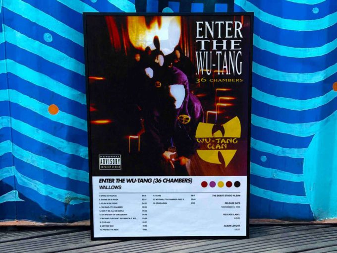 Wu-Tang Clan “Enter The Wu-Tang” Album Cover Poster #6