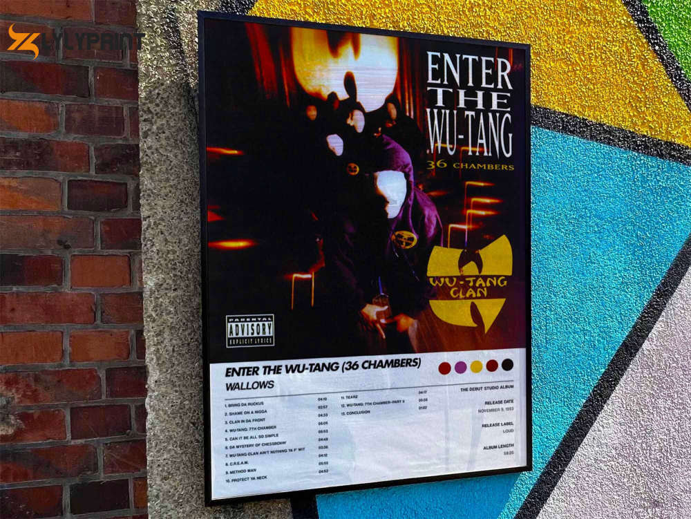 Wu-Tang Clan “Enter The Wu-Tang” Album Cover Poster #6 Wu-Tang Clan “Enter The Wu-Tang” Album Cover Poster #6