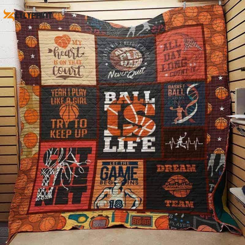 Yeahplay Likegirl Try To Keep Up Basketball 3D Customized Quilt Yeahplay Likegirl Try To Keep Up Basketball 3D Customized Quilt