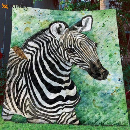 Zebra 3D Customized Quilt