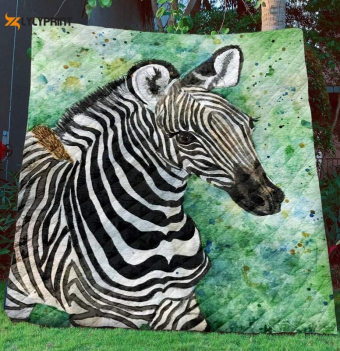 Zebra 3D Customized Quilt