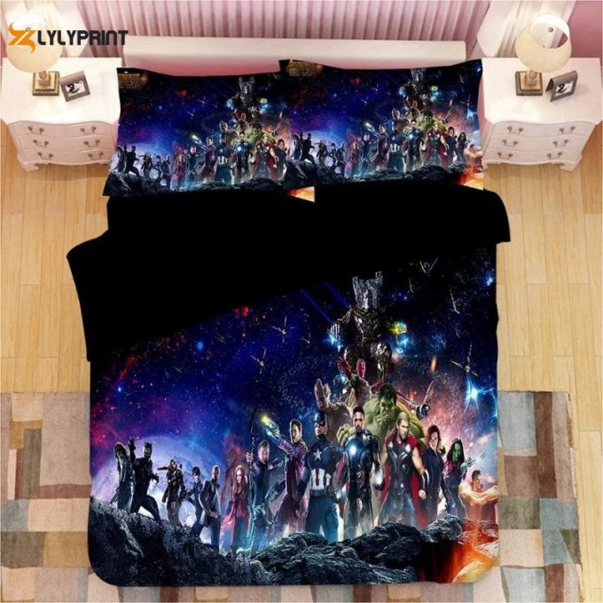 Avengers Endgame 5 Duvet Quilt Bedding Set