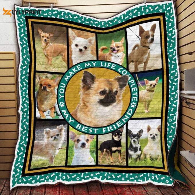 Chihuahua Dog 3D Customized Quilt