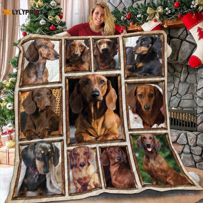 Dachshund Lmt1612 Awesome 3D Customized Quilt