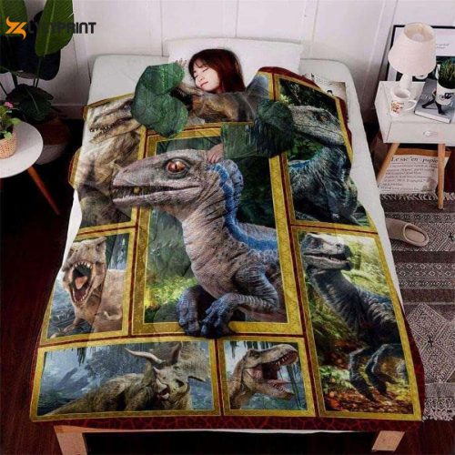 Dinosaur Lazy Awesome 3D Customized Quilt