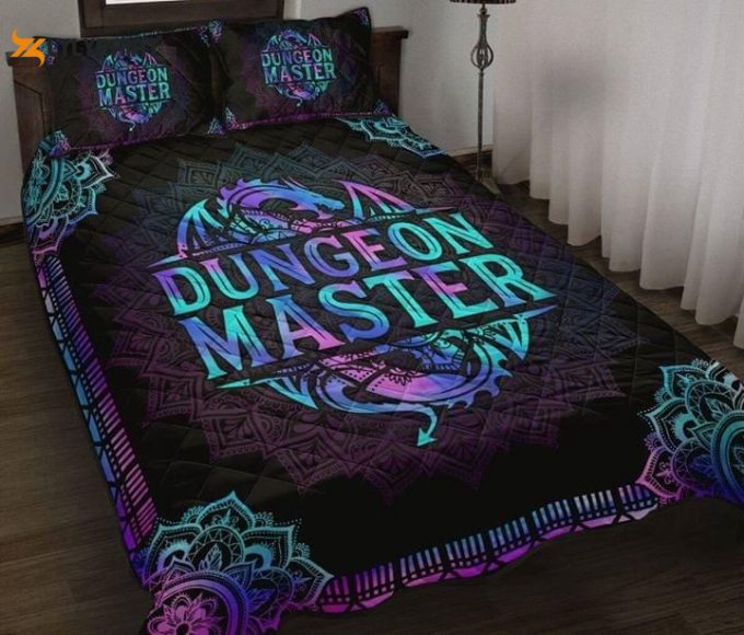 Dungeon Master Dragon Quilt Bedding Set