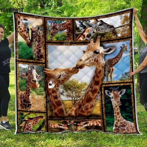 Giraffe 3D Customized Quilt