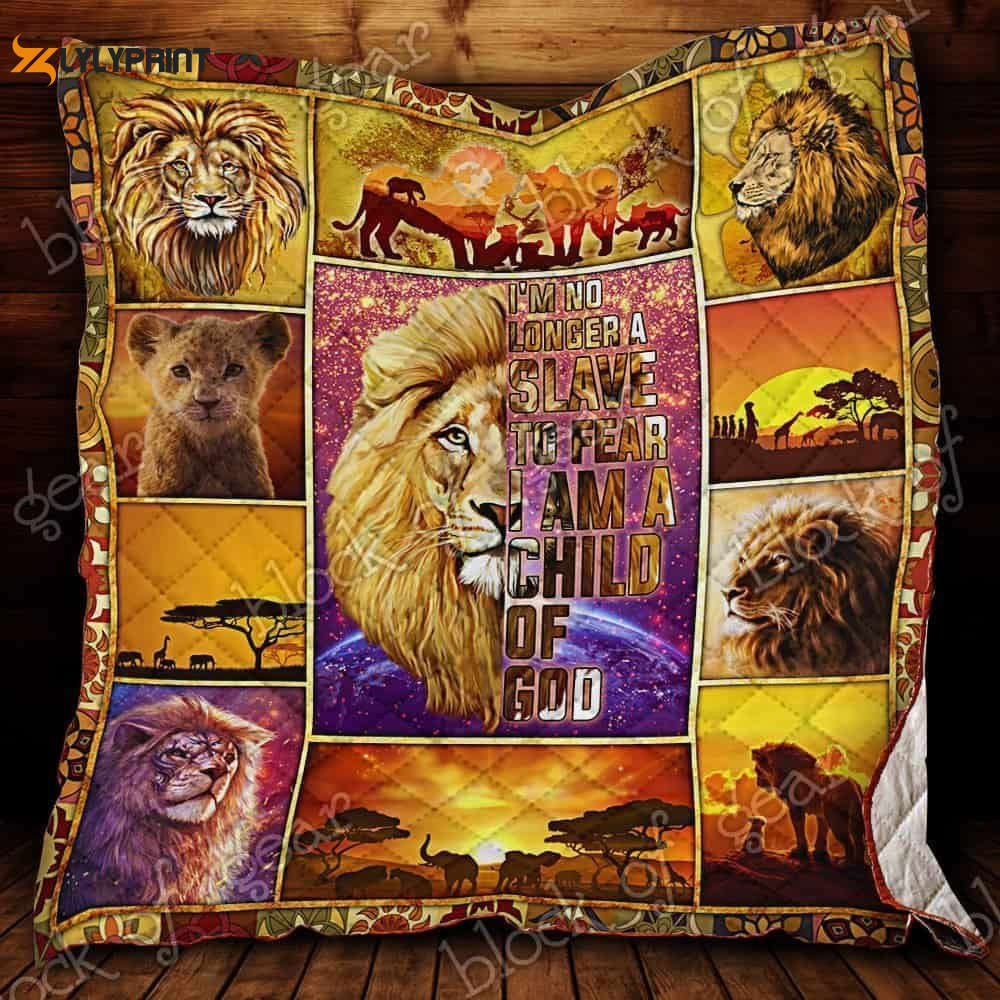 I Am A Child Of God 3D Customized Quilt I Am A Child Of God 3D Customized Quilt