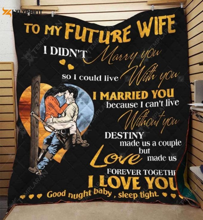 Lineman’S Wife 3D Customized Quilt