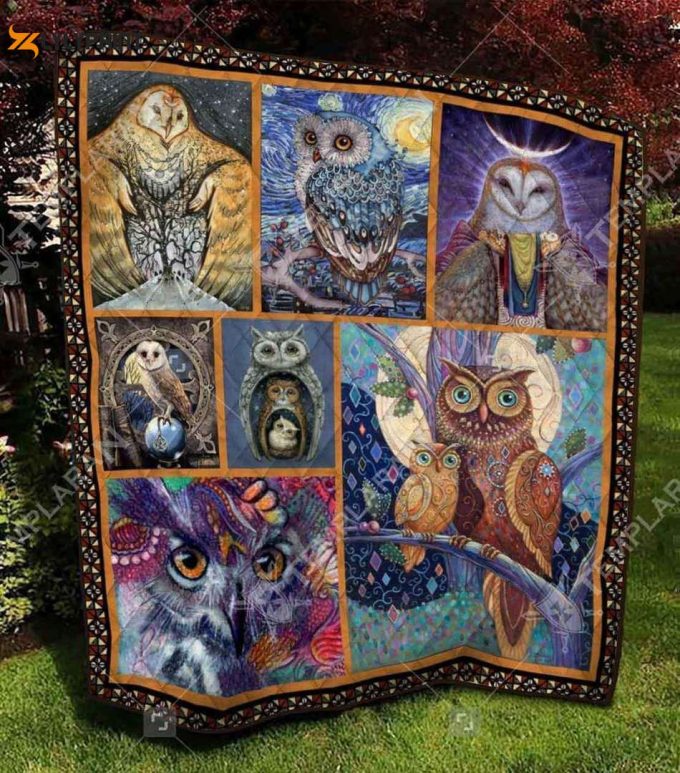 Owl Really Cute 3D Customized Quilt