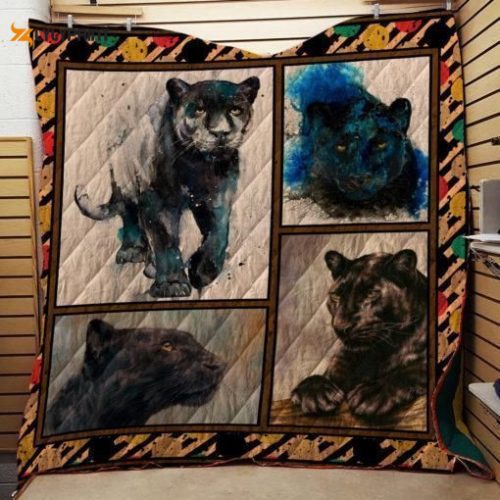 Panther 3D Customized Quilt