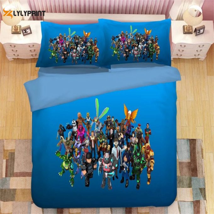 Roblox Team 9 Duvet Quilt Bedding Set