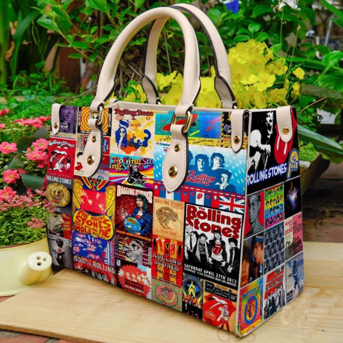 Rolling Stones 2 Leather Handbag 1
