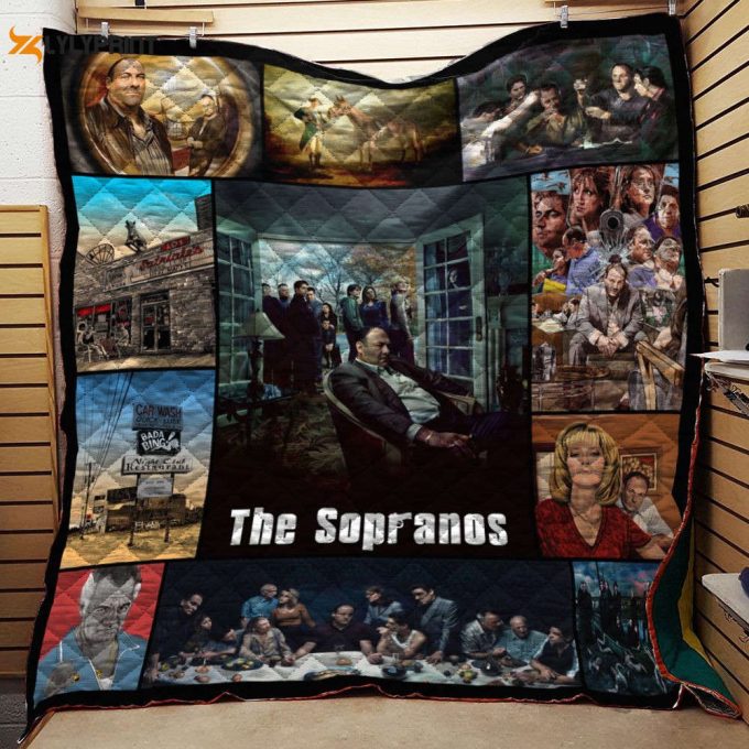 Sopranos Collage 3D Customized Quilt