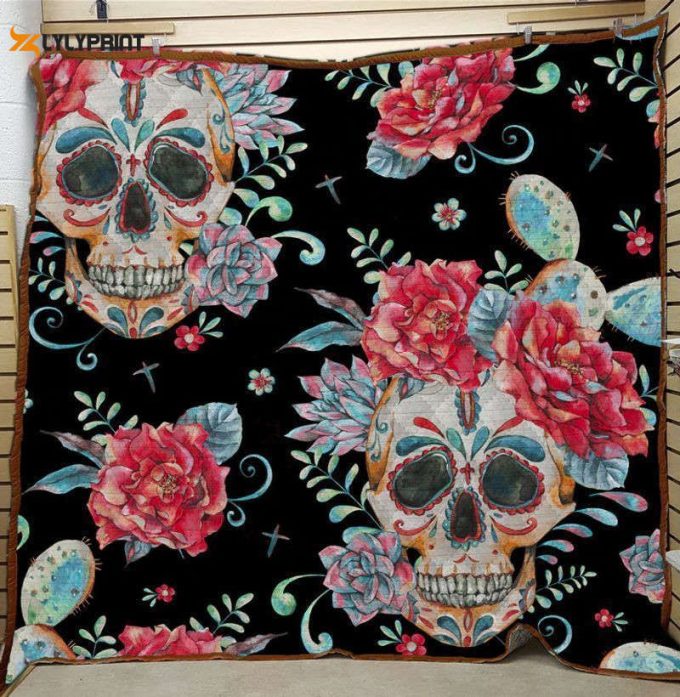 Sugar Skull The Mystery Awesome 3D Customized Quilt