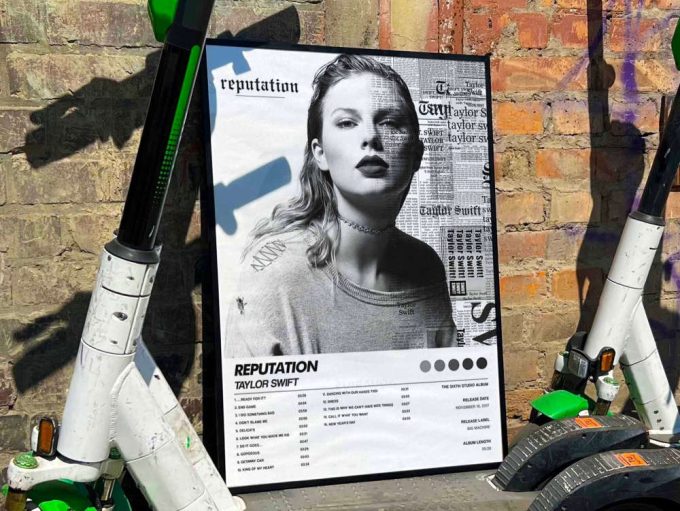 Taylor Swift “Reputation” Album Cover Poster for Home Room Decor #6