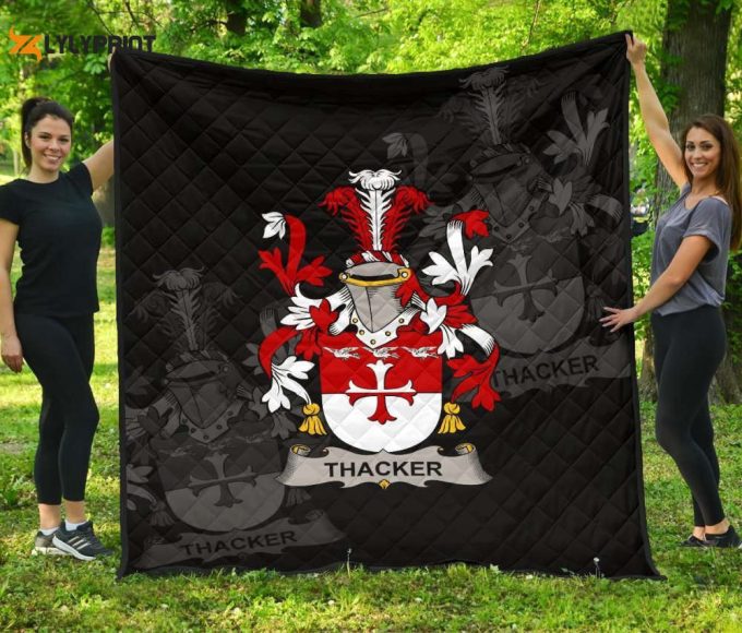 Thacker Ireland Irish Family Crest 3D Customized Quilt