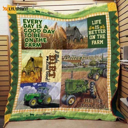 Tractor 3D Customized Quilt Tractor 3D Customized Quilt