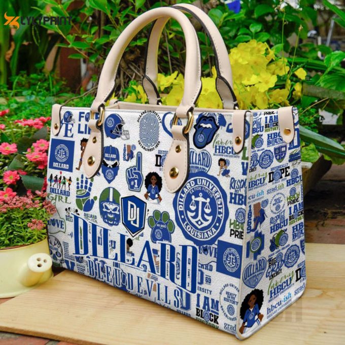 Dillard University Bleu Devils 1 Leather Handbag
