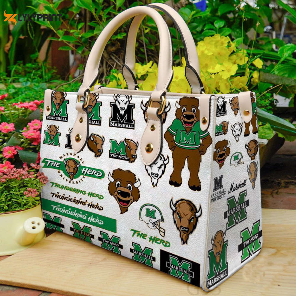 Marshall Thundering Herd Leather Handbag 1 Marshall Thundering Herd Leather Handbag 1