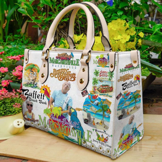 Jimmy Buffett Beach Leather Bag for Women Gift