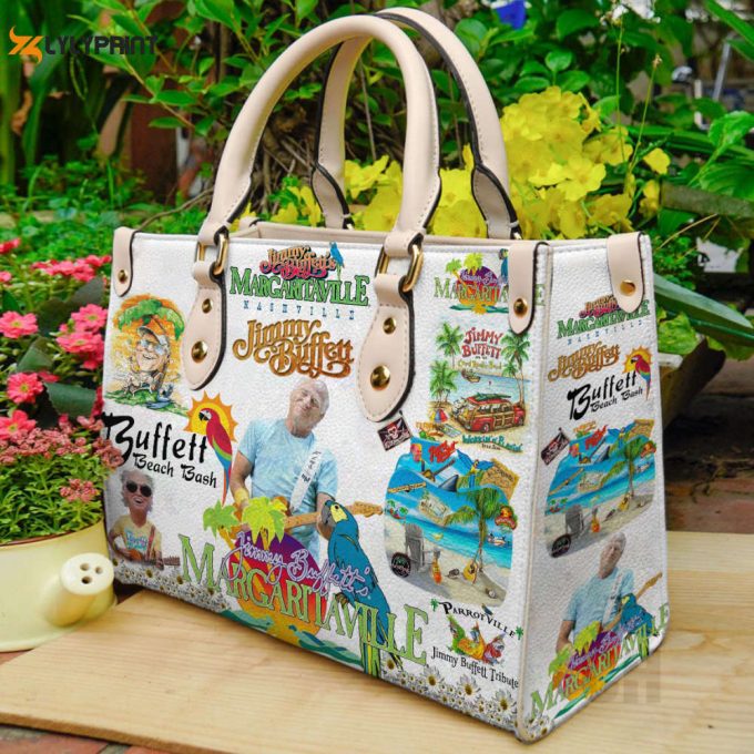 Jimmy Buffett Beach Leather Bag for Women Gift