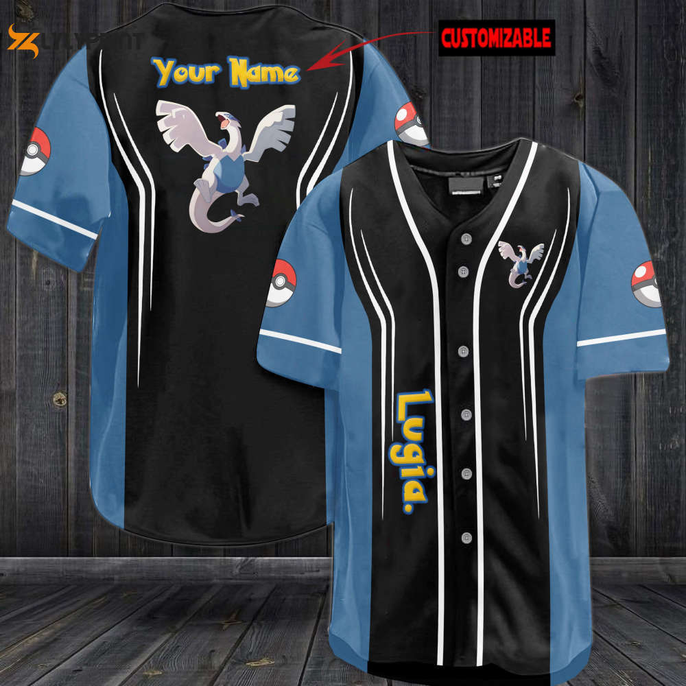 Personalized Lugia Baseball Jersey Personalized Lugia Baseball Jersey