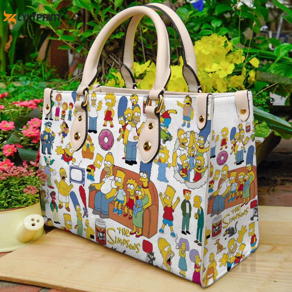 The Simpsons Leather Bag for Women Gift The Simpsons Leather Bag for Women Gift