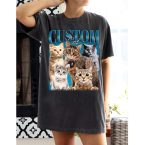 Custom Cat Design Shirt: Unisex Tees Sweaters & Cute T-Shirts – Personalized Cat Apparel