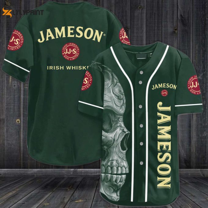 Jameson Skull Baseball Jersey