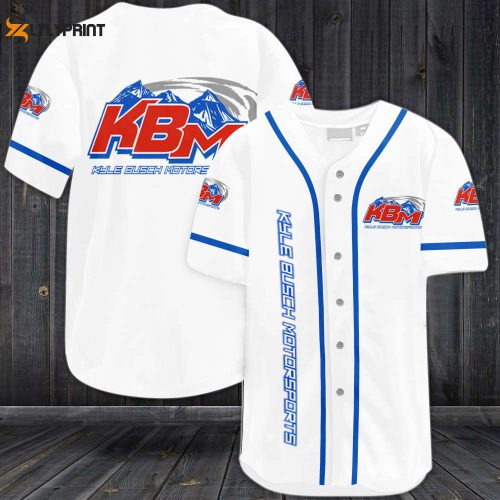 Kyle Busch Motorsports Racing Baseball Jersey