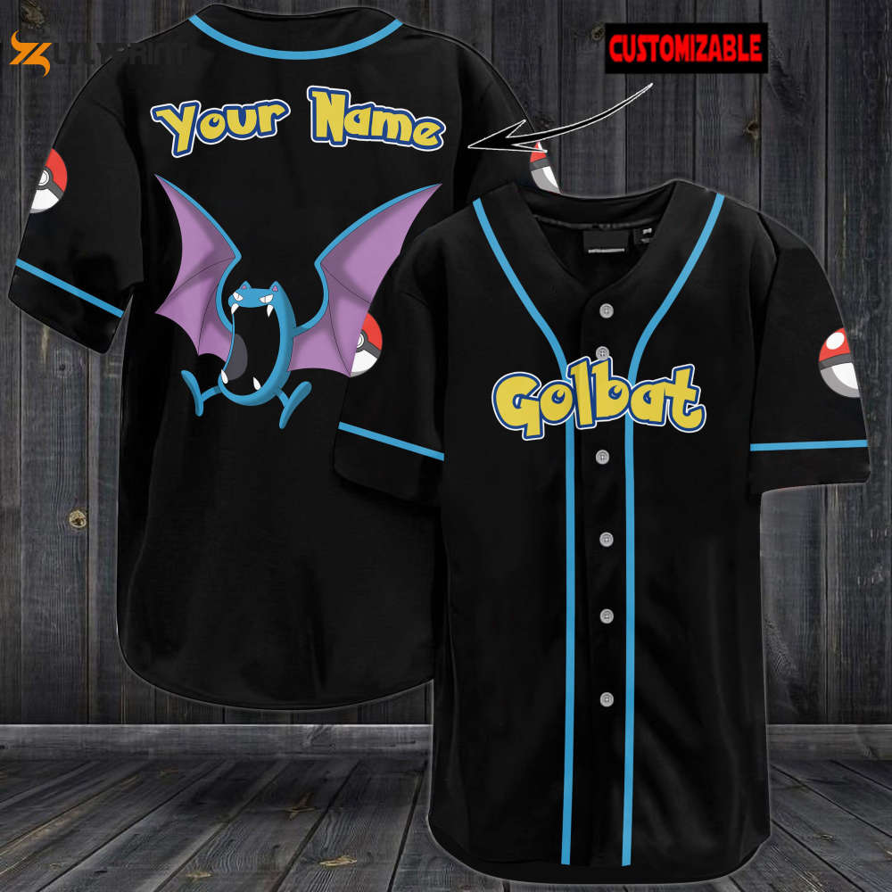 Personalized Golbat Baseball Jersey Personalized Golbat Baseball Jersey