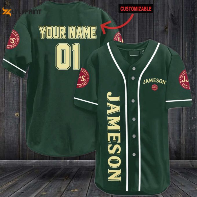 Personalized Jameson Baseball Jersey