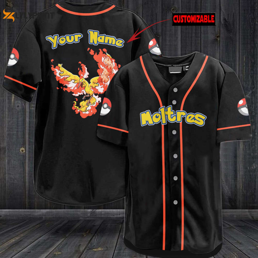 Custom Moltres Baseball Jersey – Perfect Gift for Men & Women Custom Moltres Baseball Jersey – Perfect Gift for Men & Women
