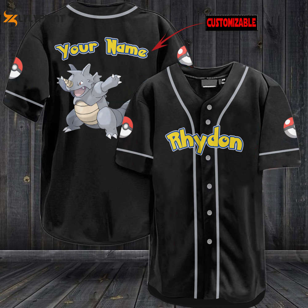 Personalized Rhydon Baseball Jersey Personalized Rhydon Baseball Jersey