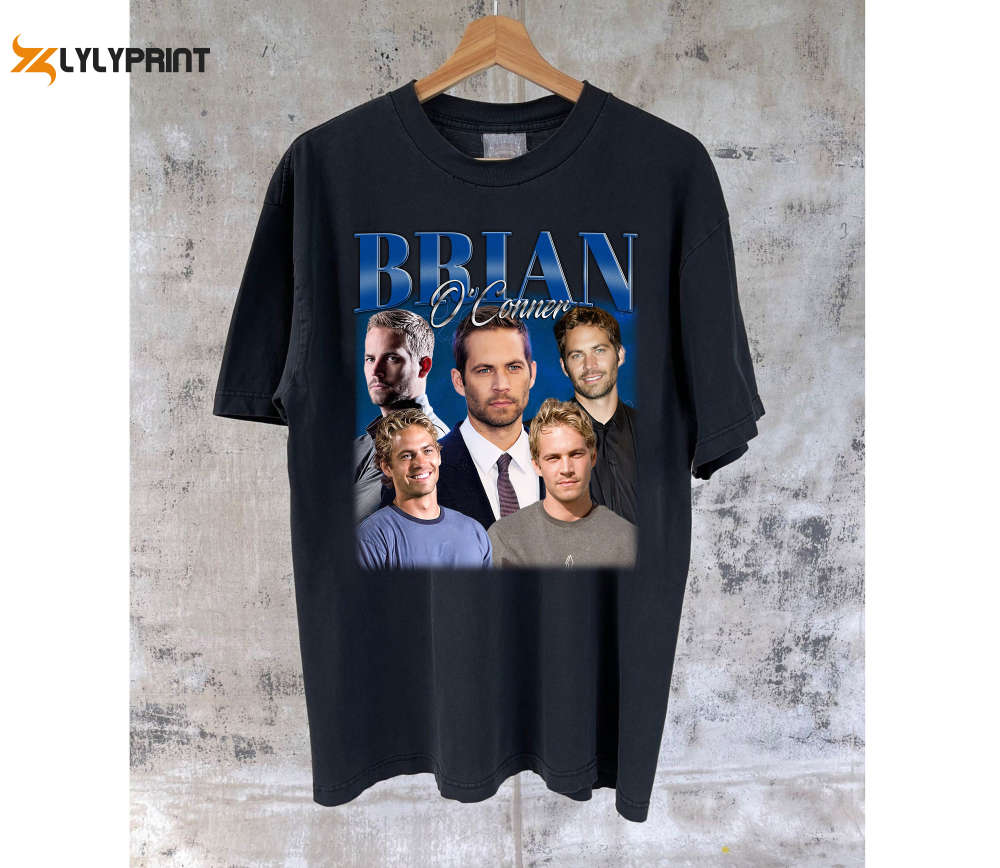 Retro Brian O Connor T-Shirt: Unisex Character Tee Sweater & Shirt Retro Brian O Connor T-Shirt: Unisex Character Tee Sweater & Shirt