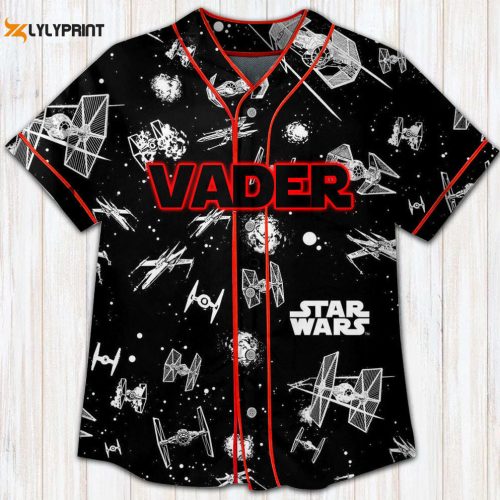 Star Wars Darth Vader Universe All Over Print Unisex Baseball Jersey