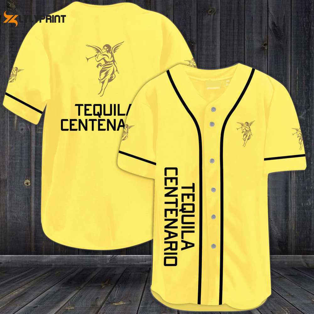 Tequila Centenario All Over Print Unisex Baseball Jersey Tequila Centenario All Over Print Unisex Baseball Jersey